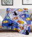 Pokemon Vintage Eevee Evolutions TCG Fleece Throw Blanket