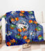 Pokemon Vintage Kanto Starter Evolutions TCG Fleece Throw Blanket